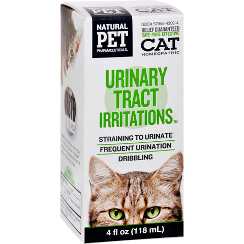 King Bio Homeopathic Natural Pet Cat - Urinary Tract Irritations - 4 Oz