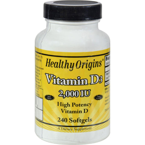 Healthy Origins Vitamin D3 - 2000 Iu - 240 Softgels