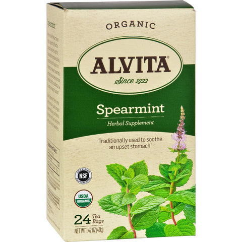 Alvita Tea - Organic Spearmint - 24 Bags