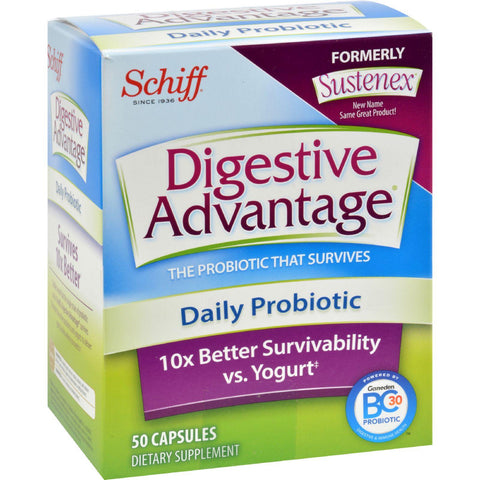 Schiff Vitamins Digestive Advantage - Daily Probiotic - 50 Capsules