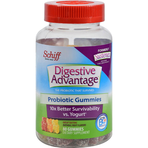 Schiff Vitamins Digestive Advantage - Probiotic Gummies - 80 Ct