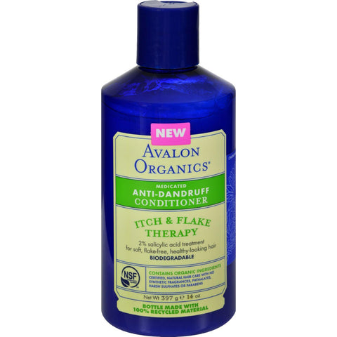 Avalon Active Organics Conditioner - Anti Dandruff - 14 Oz