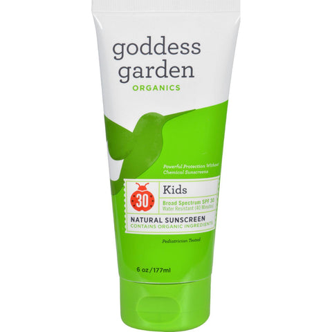 Goddess Garden Organic Sunscreen - Kids Natural Spf 30 Lotion - 6 Oz