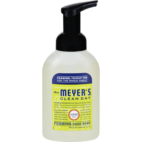 Mrs. Meyer's Foaming Hand Soap - Lemon Verbena - Case Of 6 - 10 Fl Oz