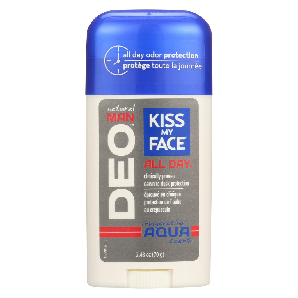 Kiss My Face Men's Deodorant - Case Of 1 - 2.48 Oz.