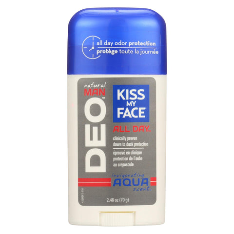 Kiss My Face Men's Deodorant - Case Of 1 - 2.48 Oz.