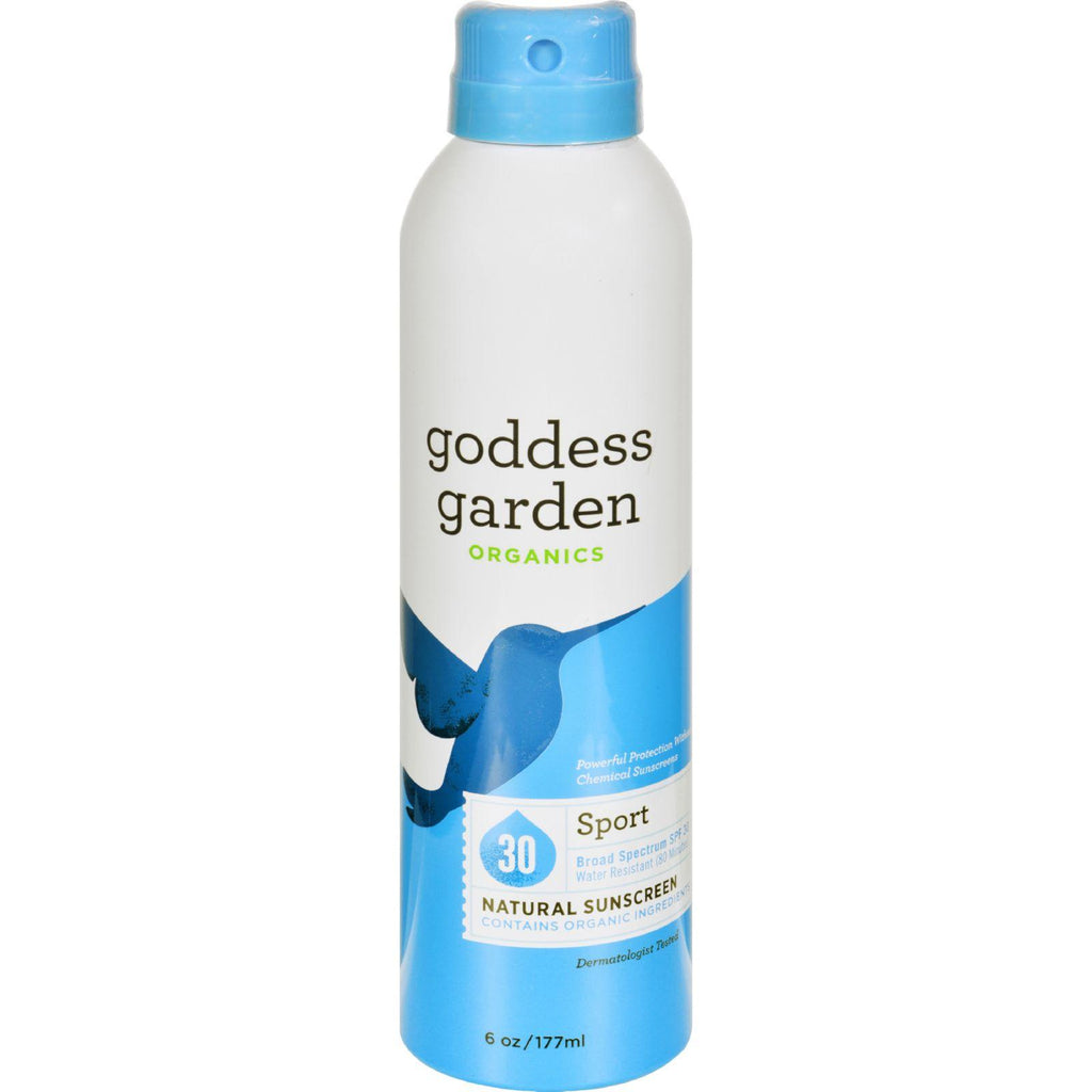 Goddess Garden Sunscreen - Organic - Sun Sport - Continuous Spray - 6 Fl Oz