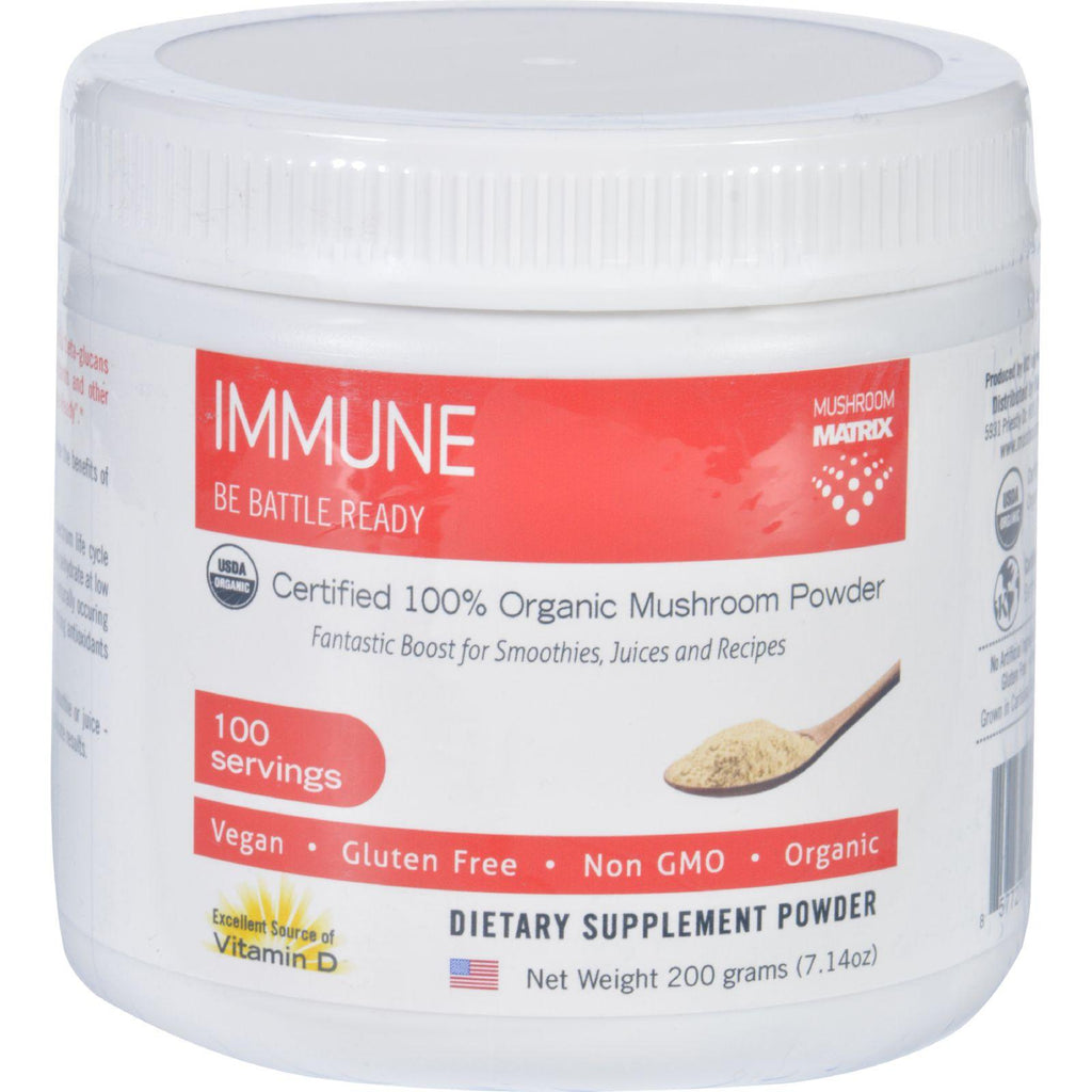 Mushroom Matrix Immune Matrix - Organic - Powder - 7.14 Oz