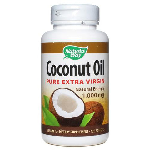 Nature's Way Coconut Oil - 1000 Mg - 120 Softgels