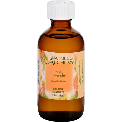 Nature's Alchemy Essential Oil - 100 Percent Pure - Lavender - 4 Fl Oz