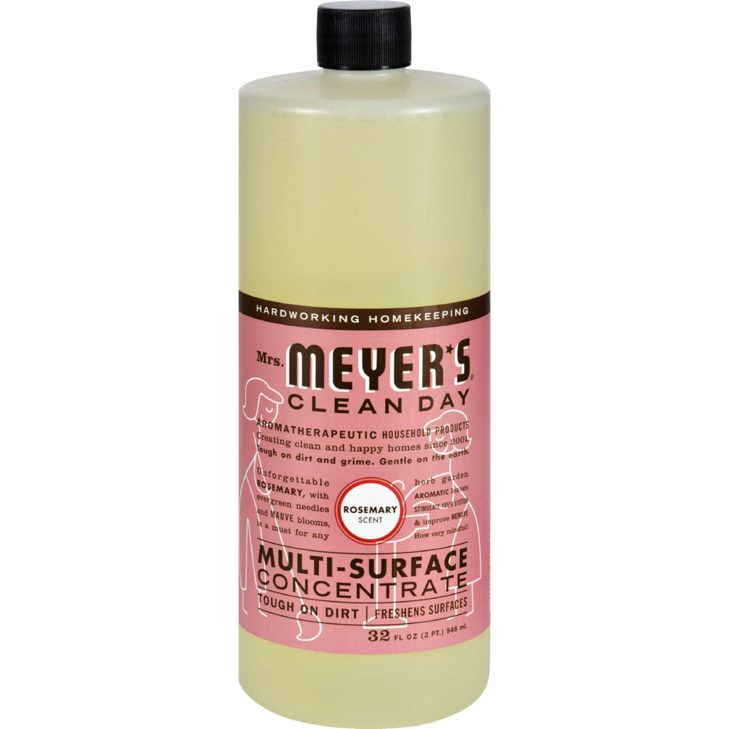 Mrs. Meyer's Multi Surface Concentrate - Rosemary - 32 Fl Oz - Case Of 6