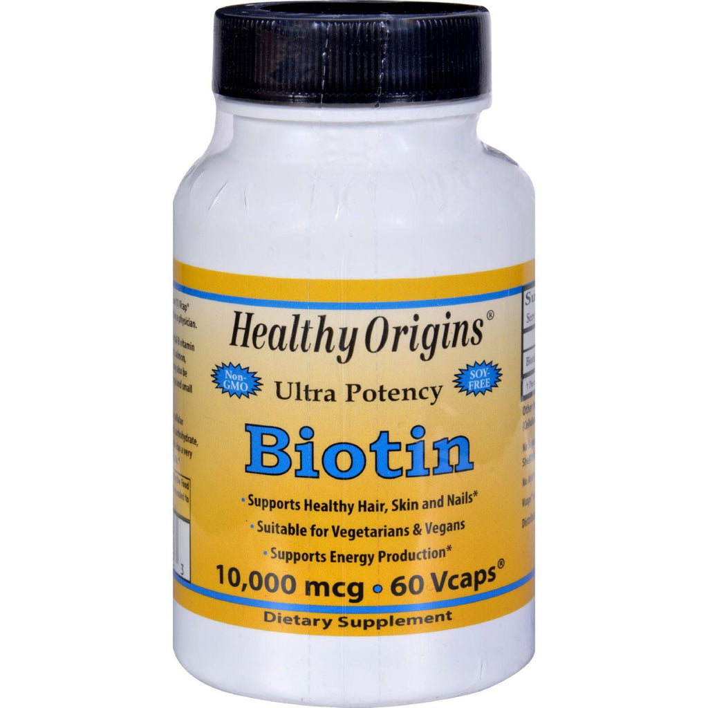 Healthy Origins Biotin - 10,000 Mcg - 60 Vcaps