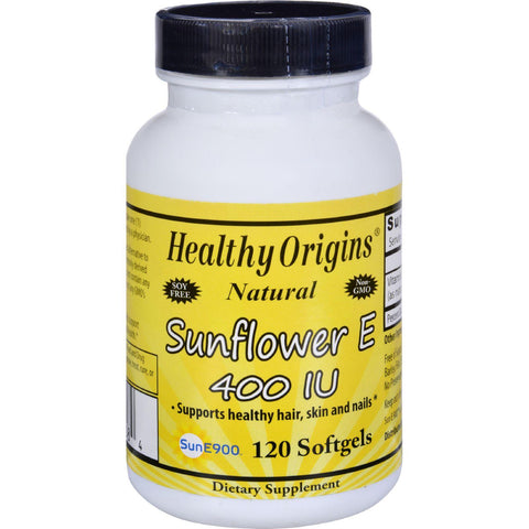 Healthy Origins Sunflower Vitamin E - 400 Iu - 120 Softgels