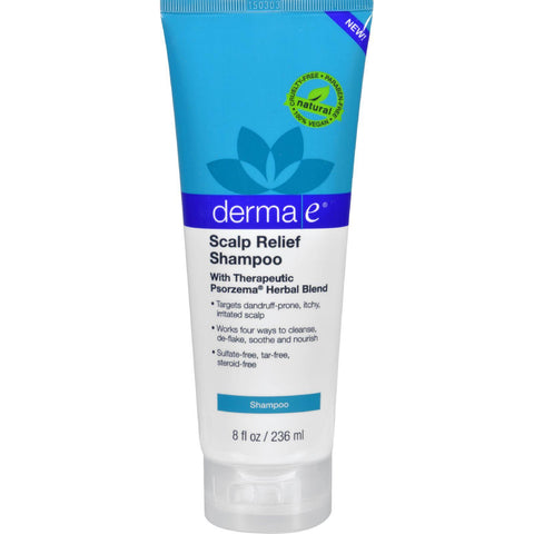 Derma E Shampoo - Scalp Relief - 8 Oz