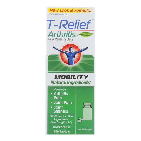 T-relief Zeel - Arthritic Pain - Osteoarthritis - Joint Stiffness - 100 Tablets