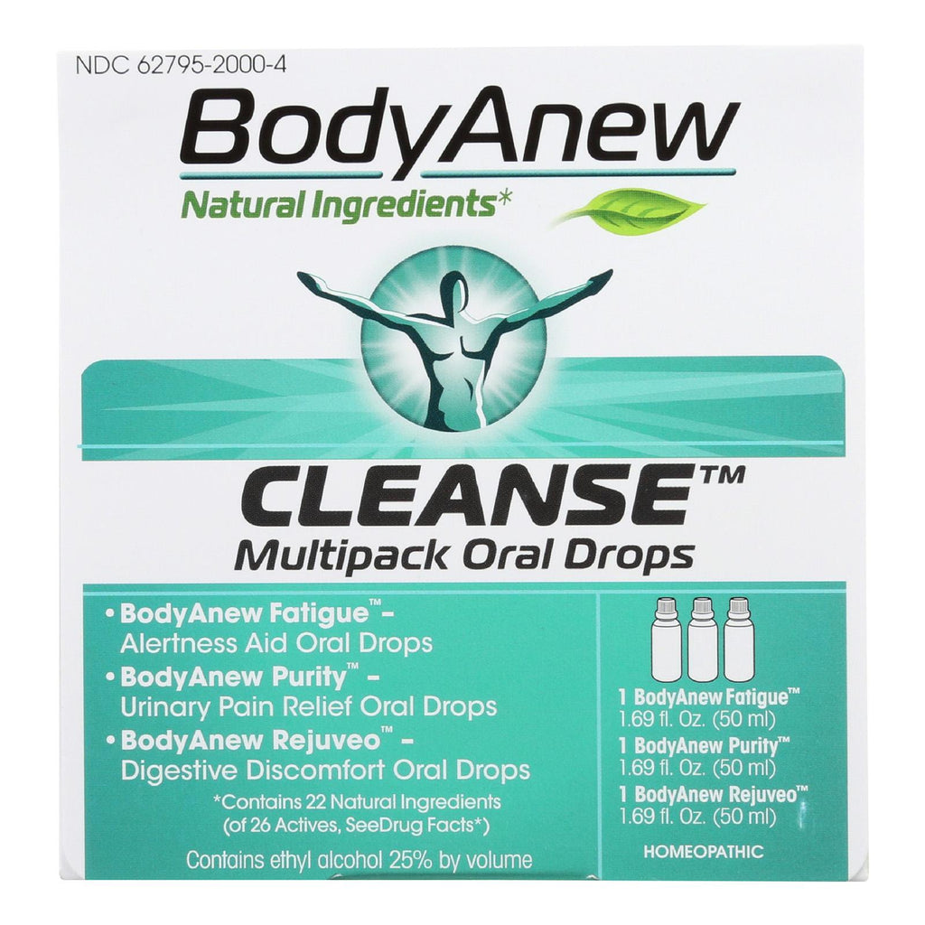 Bodyanew Cleanse - Multipack Oral Drops - 50 Ml - 3 Count