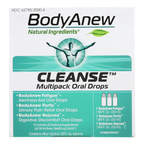 Bodyanew Cleanse - Multipack Oral Drops - 50 Ml - 3 Count