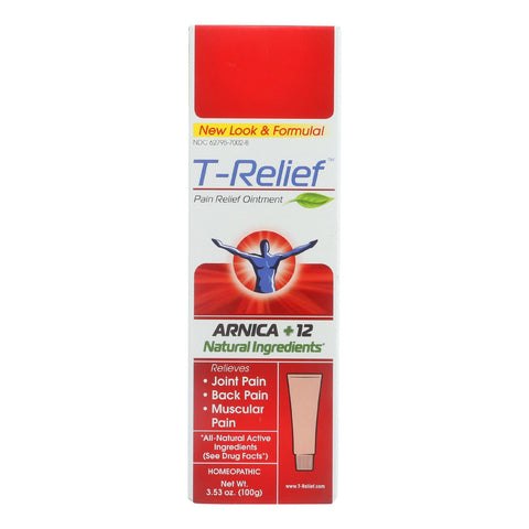 T-relief Pain Relief Ointment - Arnica Plus 12 Natural Ingredients - 3.53 Oz