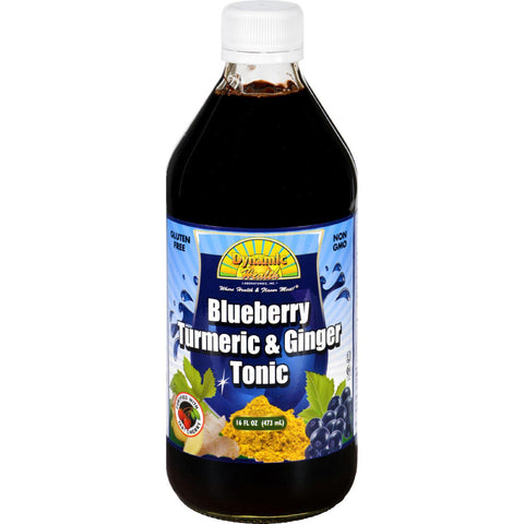 Dynamic Health Tonic - Blueberry Turmeric And Ginger - 16 Oz