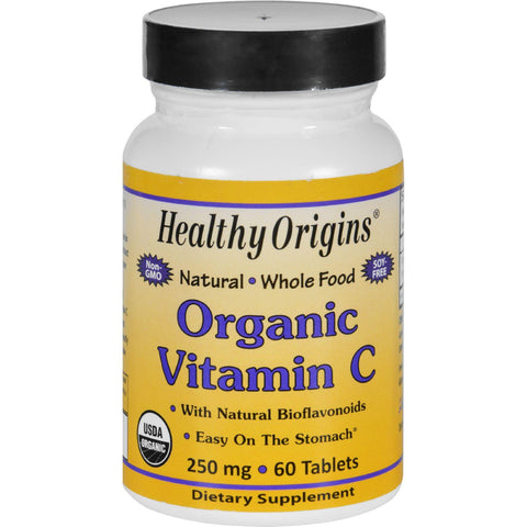 Healthy Origins Vitamin C - Organic - 250 Mg - 60 Tablets