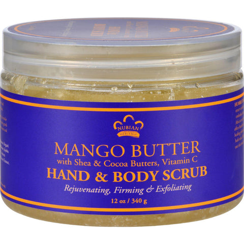 Nubian Heritage Hand And Body Scrub - Mango Butter - 12 Oz