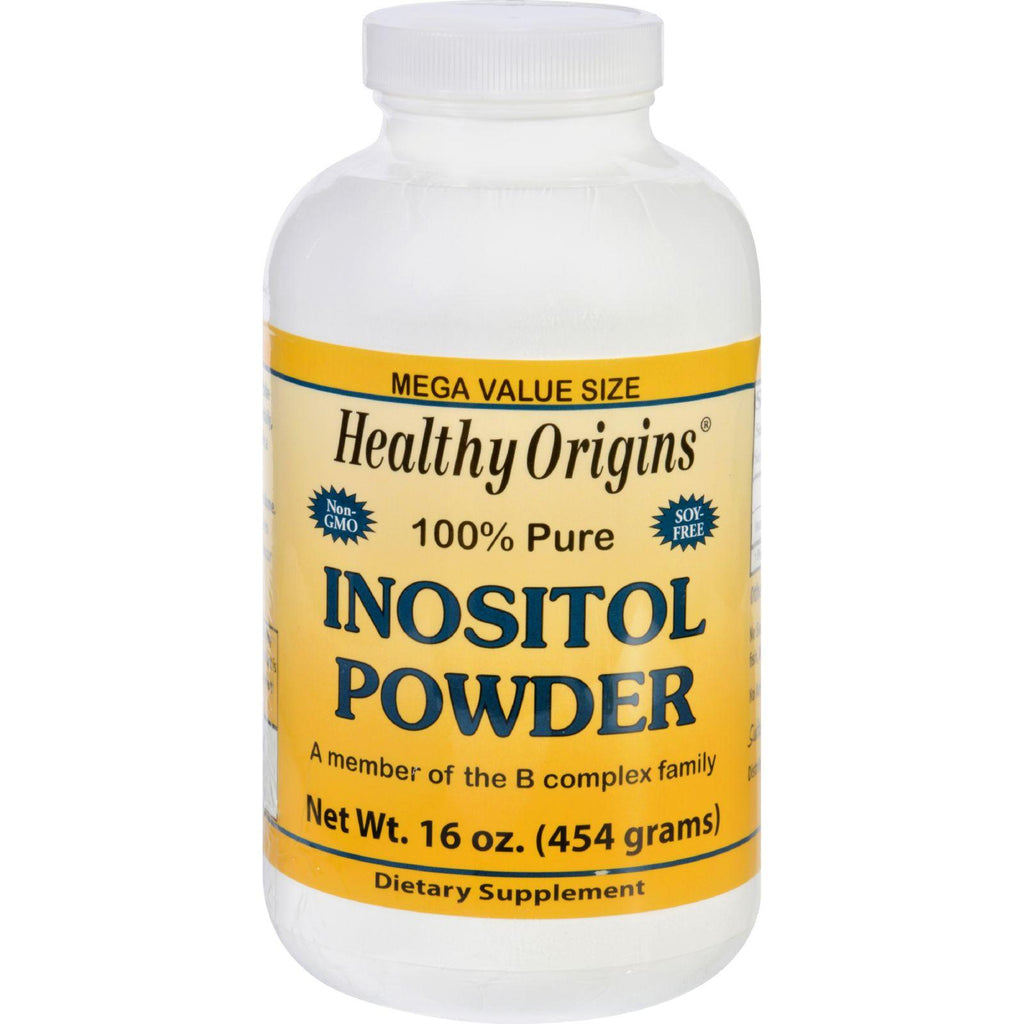 Healthy Origins Inositol Powder - 100 Percent Pure - 16 Oz