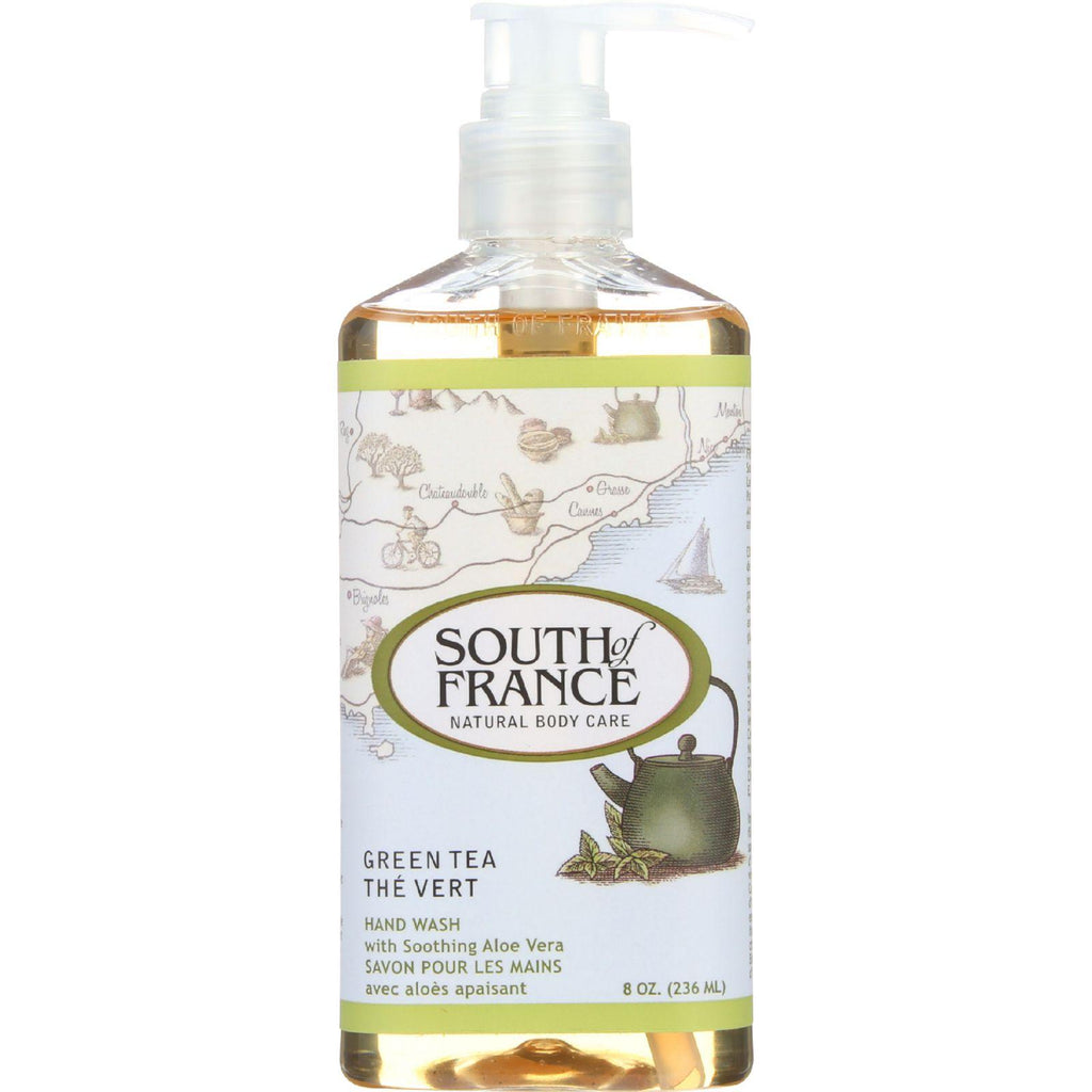 South Of France Hand Wash - Green Tea - 8 Oz - 1 Each