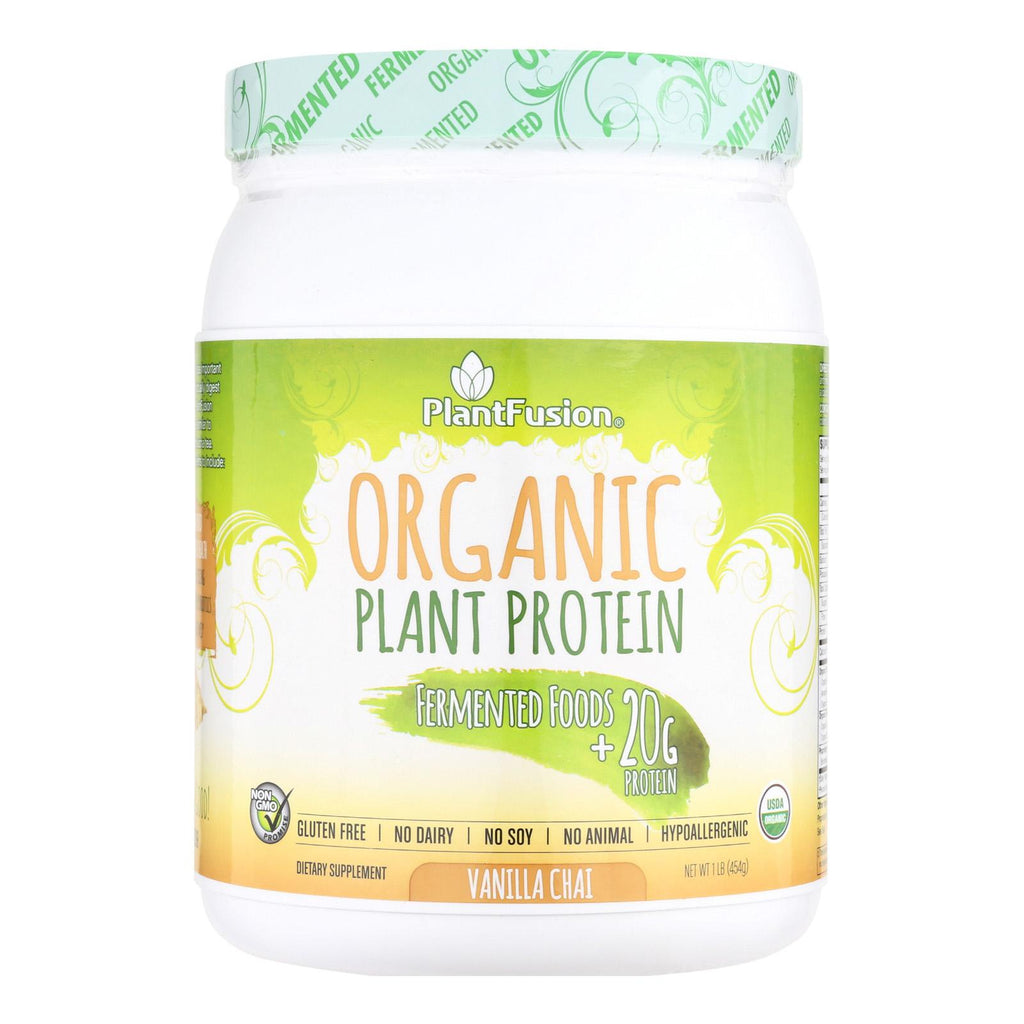 Plantfusion Plant Protein - Organic - Vanilla Chai - 1 Lb
