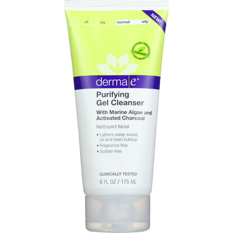 Derma E Gel Cleanser - Purifying - 6 Oz - 1 Each