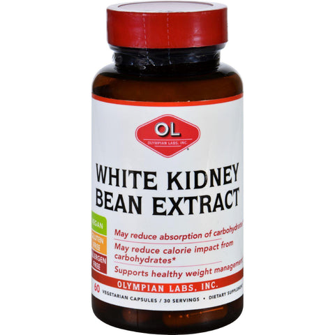 Olympian Labs White Kidney Bean Extract - 60 Vegetarian Capsules