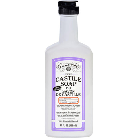 J.r. Watkins Hand Soap - Castile - Liquid - Lavender - 11 Oz