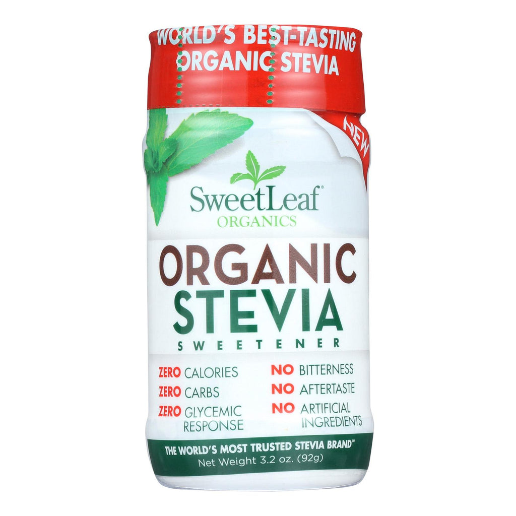 Sweet Leaf Sweetener - Organic - Stevia - 3.2 Oz