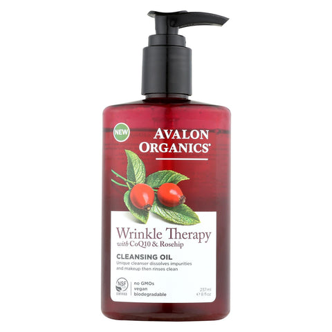 Avalon Wrinkle Therapy - Cleansing Oil - Case Of 1 - 8 Oz.
