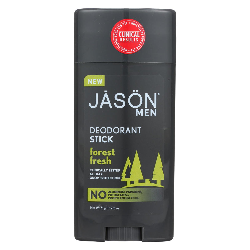 Jason Natural Products Deodorant Stick - Forrest Fresh - Case Of 1 - 2.5 Oz.