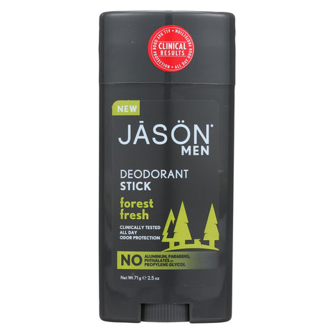 Jason Natural Products Deodorant Stick - Forrest Fresh - Case Of 1 - 2.5 Oz.