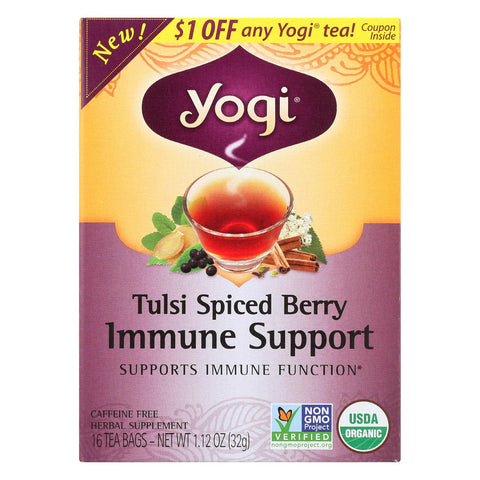 Yogi Echinacea - Immune Support - Case Of 6 - 16 Bags