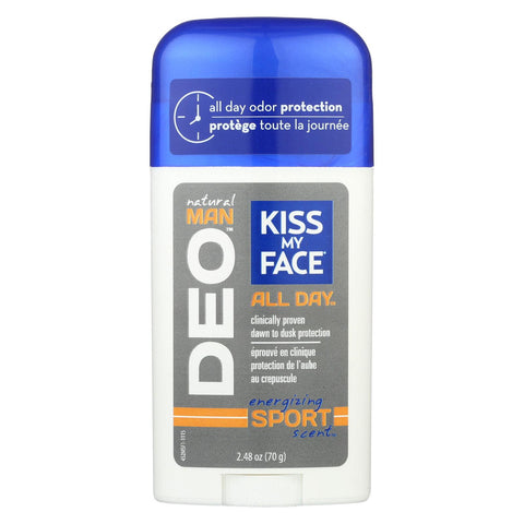 Kiss My Face Deodorant Aluminum Free Sport - Case Of 1 - 2.48 Oz.