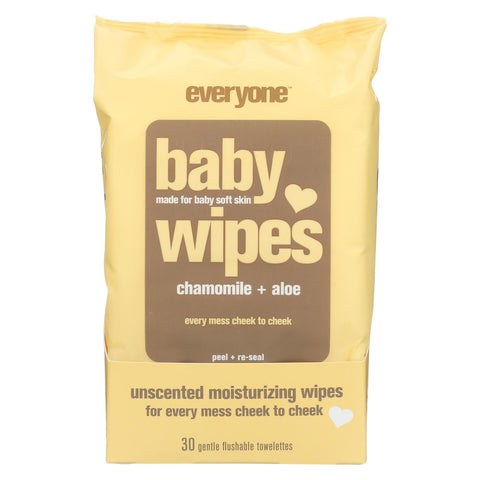 Eo Baby Wipes - Unscented - Case Of 1 - 30 Count
