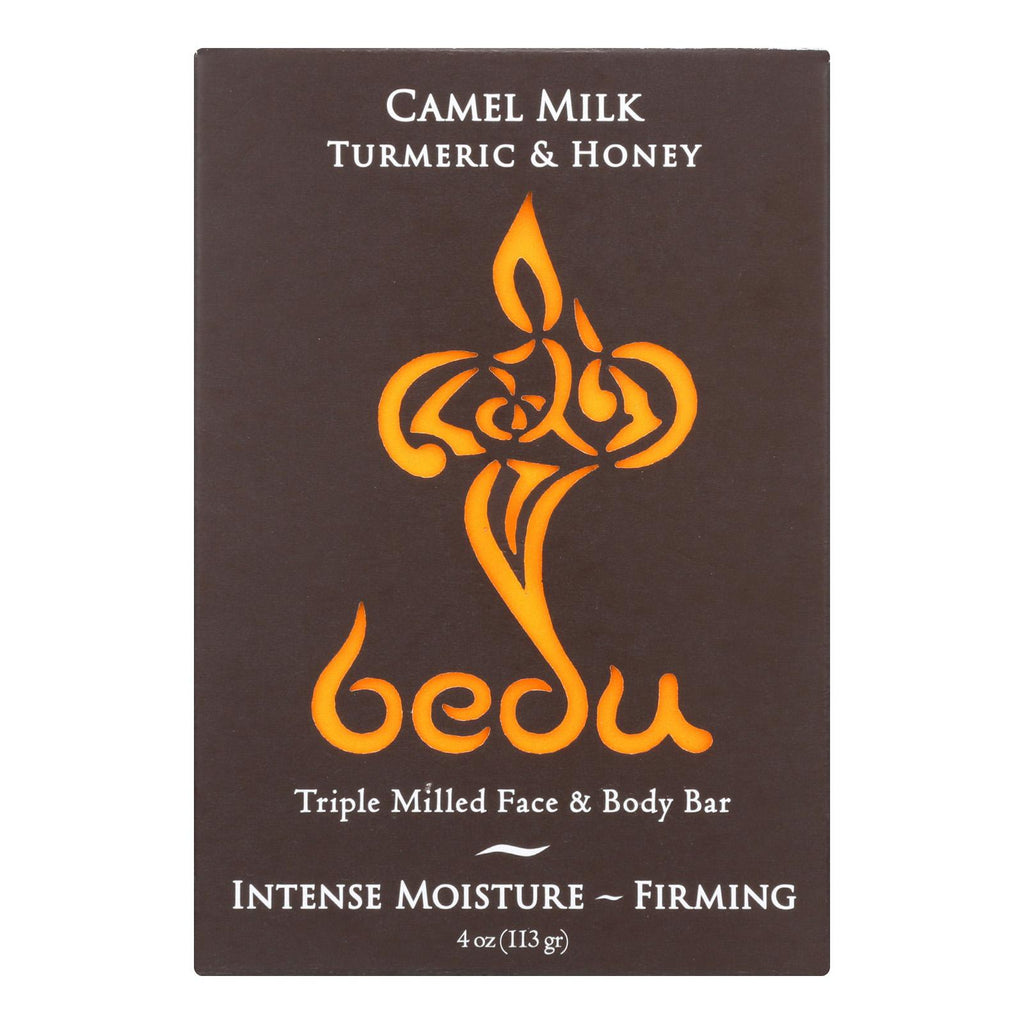 Bedu Face And Body Bar - Turmeric And Honey - Case Of 6 - 4 Oz.