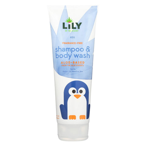 Lily Of The Desert Shampoo - Body Wash - Fragrance Free - Aloe - 8 Fl Oz