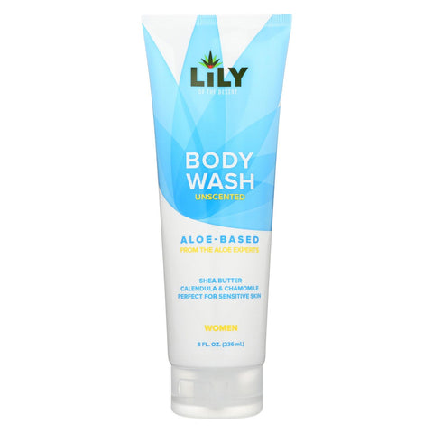 Lily Of The Desert Body Wash - Unscented - Womens - Aloe - 8 Fl Oz