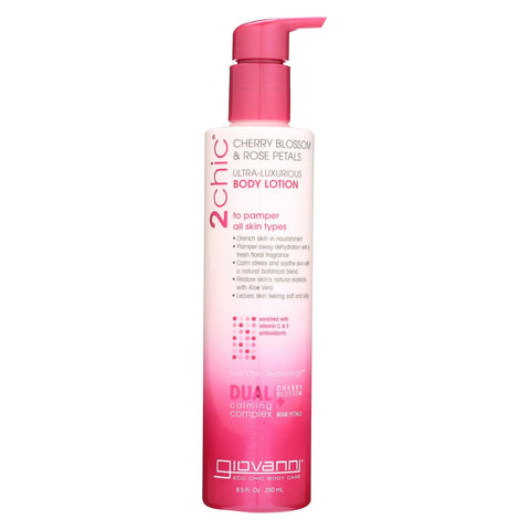 Giovanni Hair Care Products 2chic - Lotion - Cherry Blossom - Rose - 8.5 Fl Oz