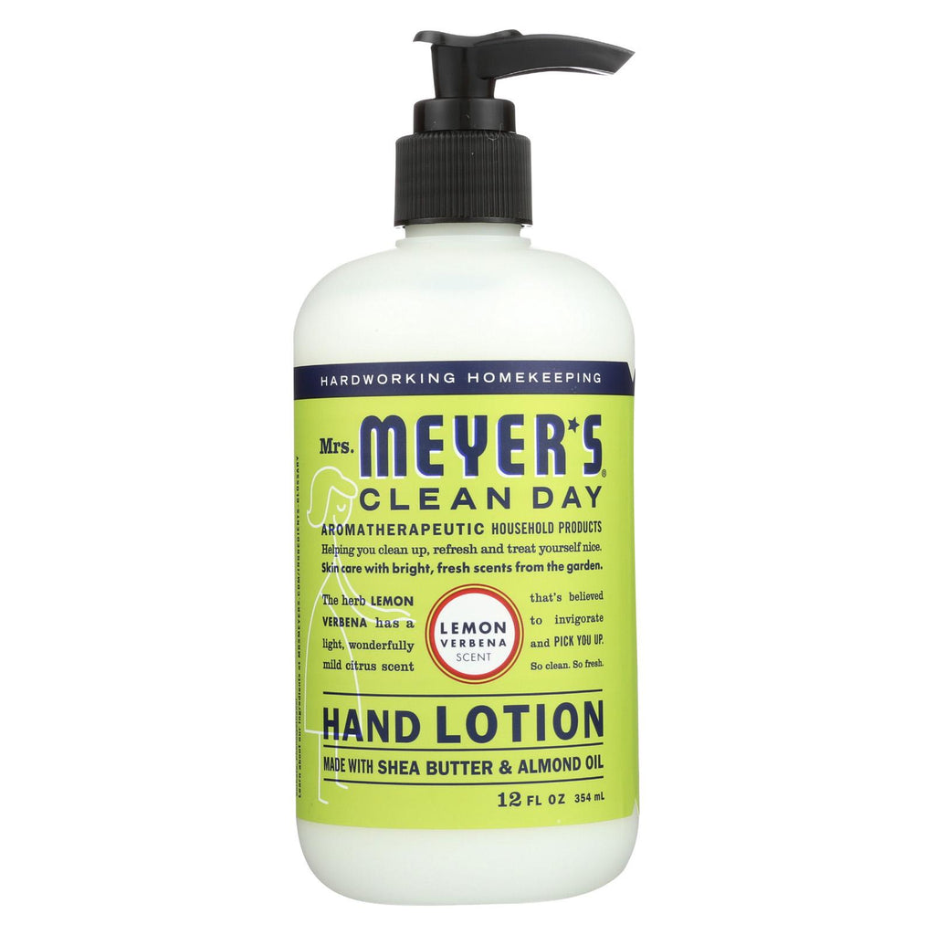 Mrs.meyers Clean Day Hand Lotion - Limen Verbena - Case Of 6 - 12 Fl Oz