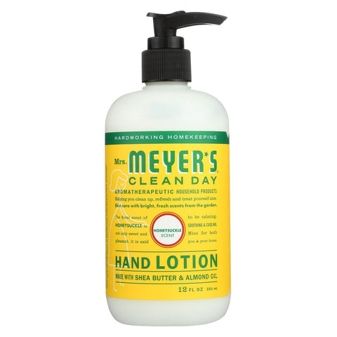 Mrs.meyers Clean Day Hand Lotion - Honeysuckle - Case Of 6 - 12 Fl Oz