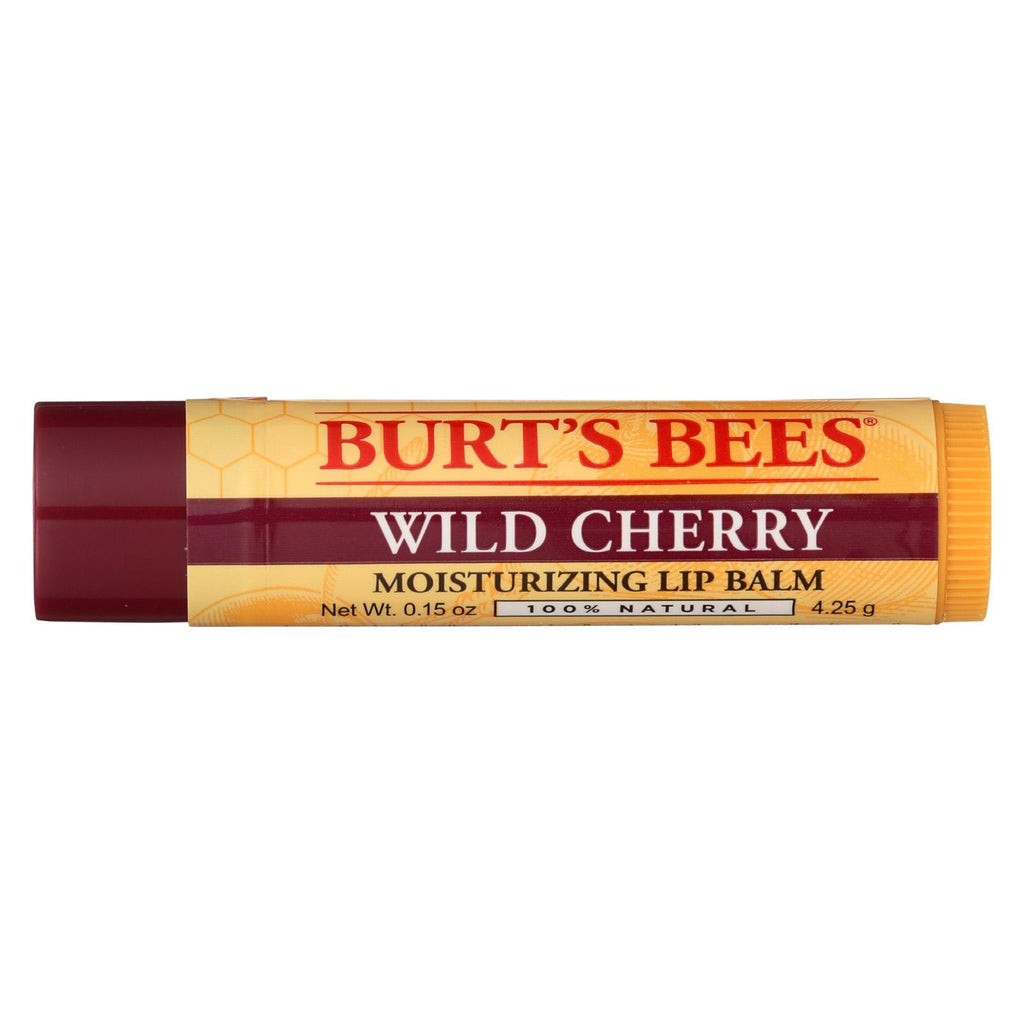 Burts Bees - Lip Balm - Wild Cherry - Case Of 12 - 1 Count