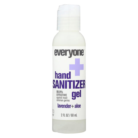 Everyone Sanitizer - Gel - Lavender - Aloe - Case Of 6 - 2 Fl Oz
