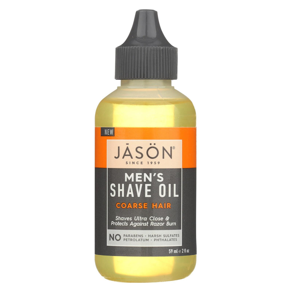 Jason Natural Products Shave Oil - Men's - Coarse - 2 Fl Oz
