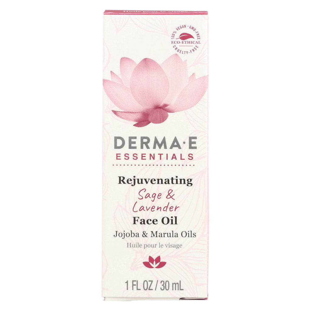 Derma E Face Oil - Rejuvinating - Sage - Lavender - 1 Fl Oz