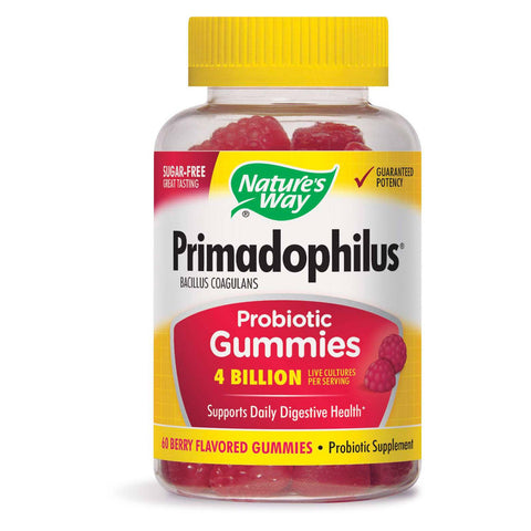 Nature's Way Primadophilus - Probiotic Gummies - 60 Count