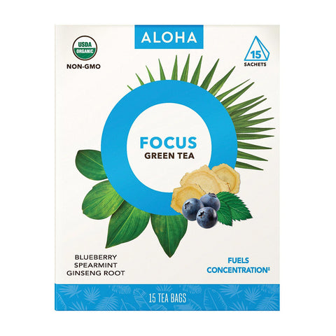 Aloha (tea) Tea - Organic - Focus - Case Of 6 - 15 Bag